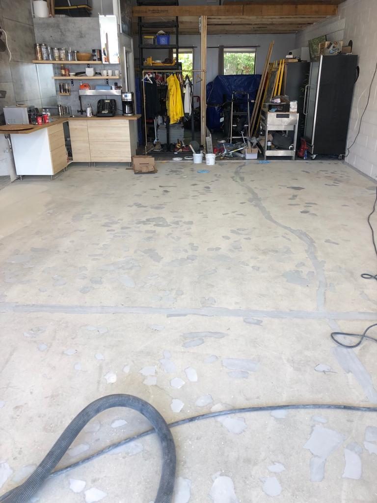concrete polishing preparation
