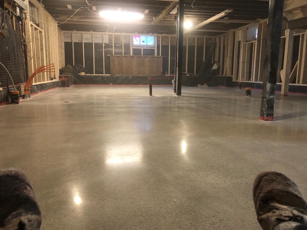 new polished floors