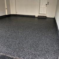 dark polished floor
