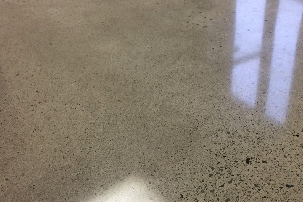 Burlington concrete epoxy garage floor new