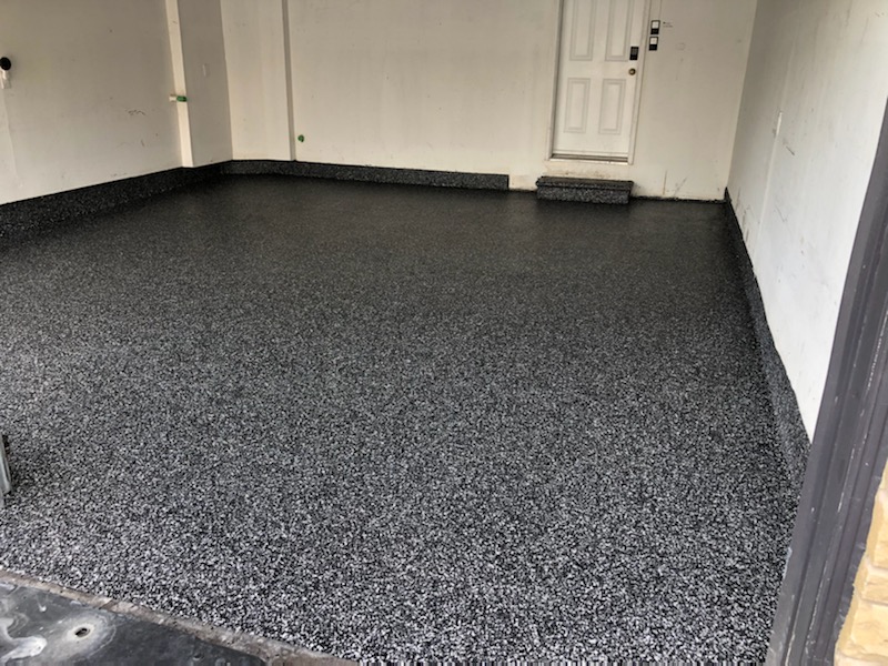 epoxy garage floor in Burlington