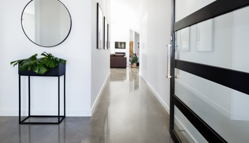 interior polished concrete floor kingston