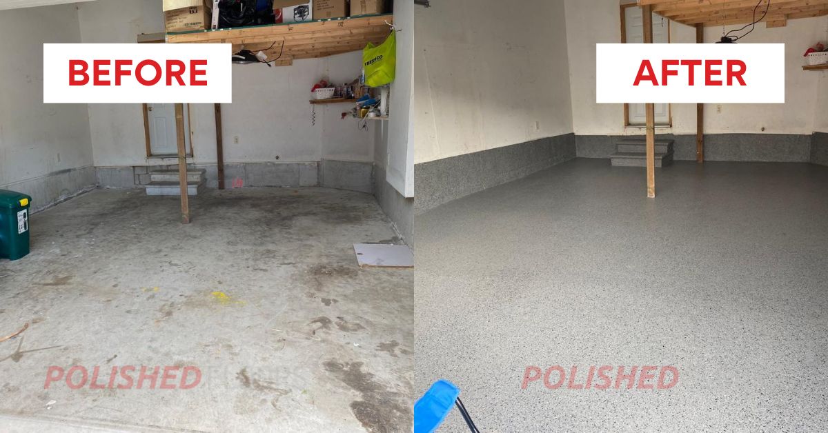 Polished Floors BeforeAfter