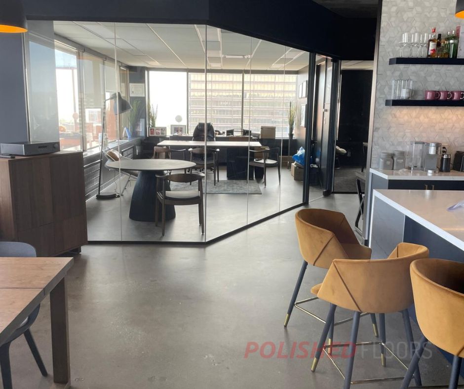 commercial unit epoxy floor finish matte