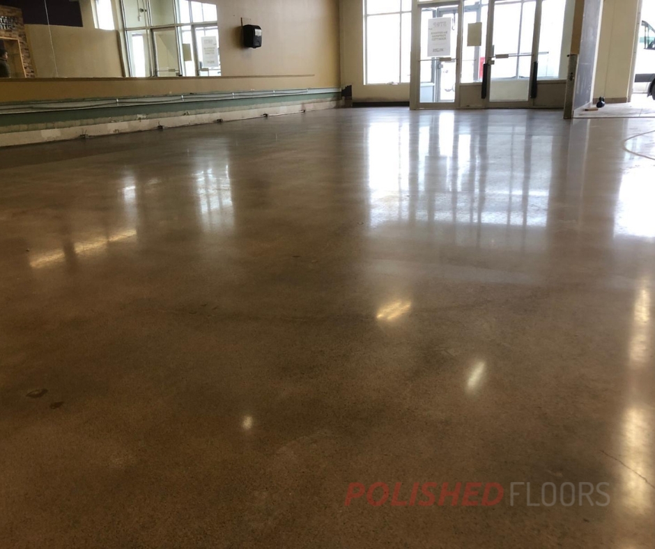 concrete floor refinement process