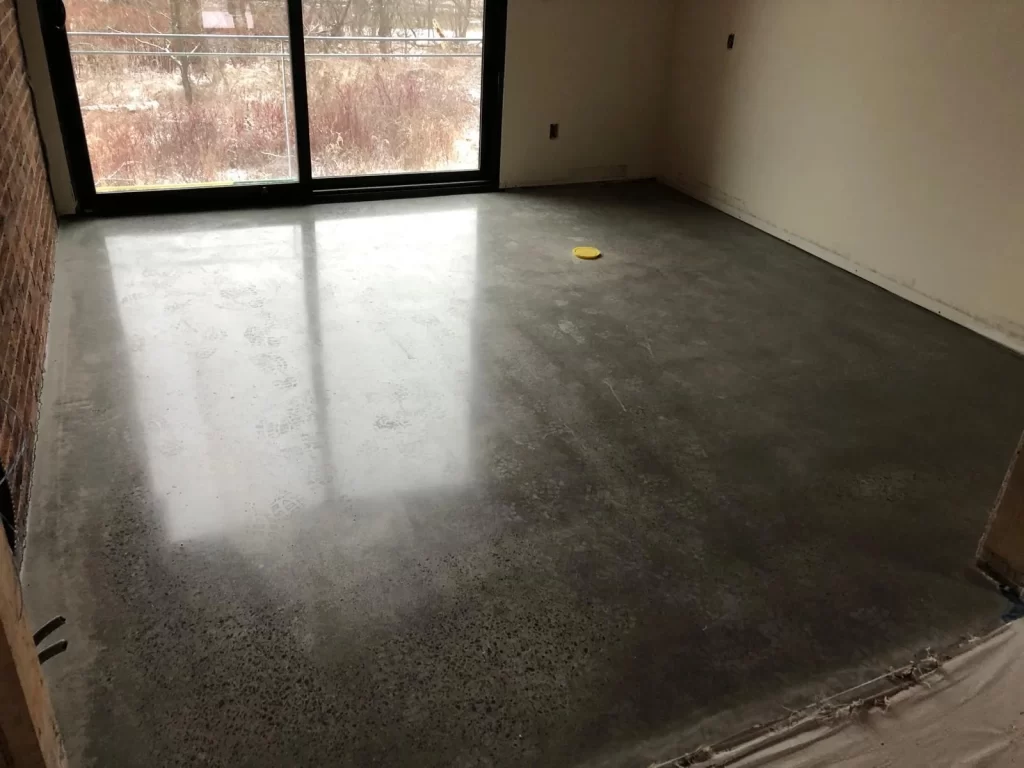 concrete polishing for cottage