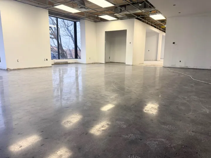 Semi Gloss Polished Concrete for Office Semi Gloss Polished Concrete for Office