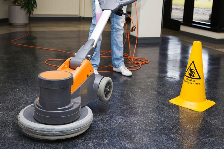 concrete floor burnishing