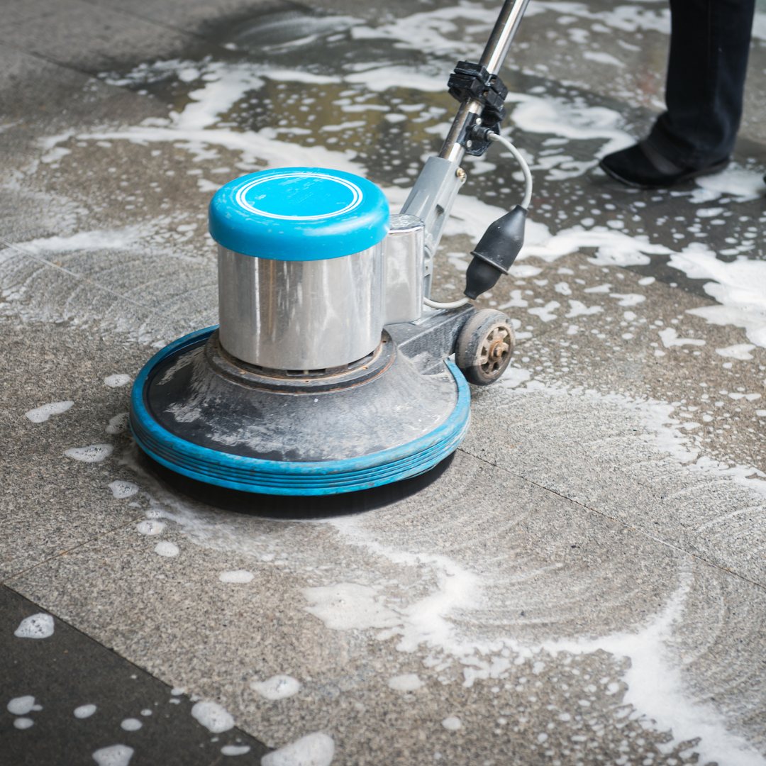 medical epoxy floor polishing