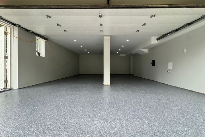 durable epoxy flake coating grey