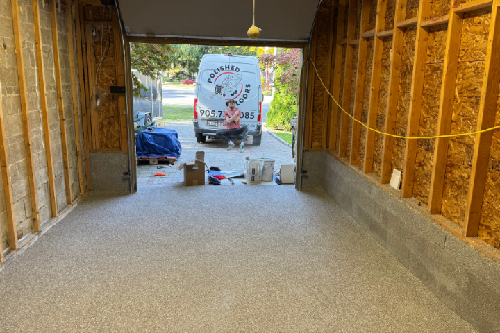 Single Car Garage Epoxy Flooring