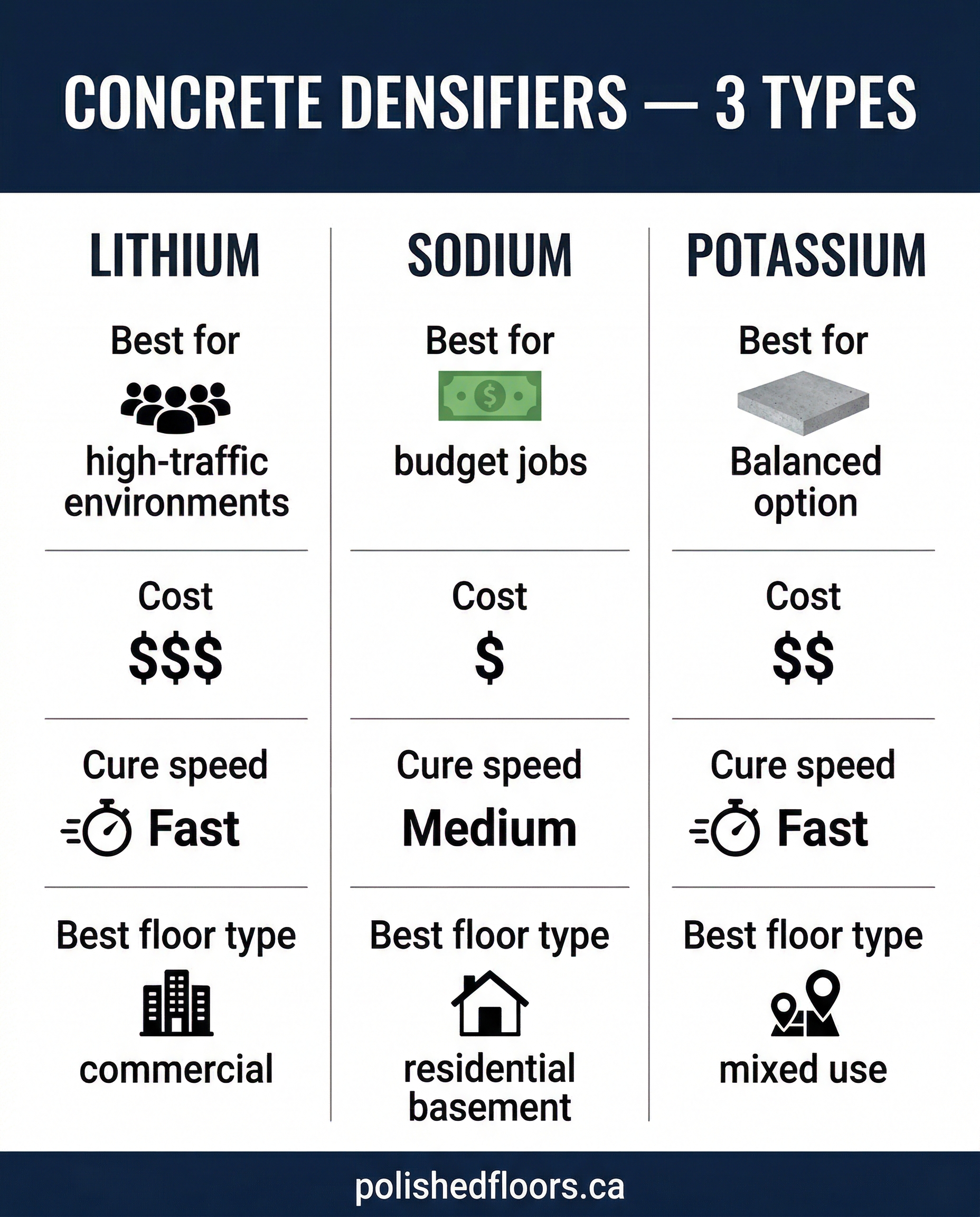 types of concrete densifier types of concrete densifier