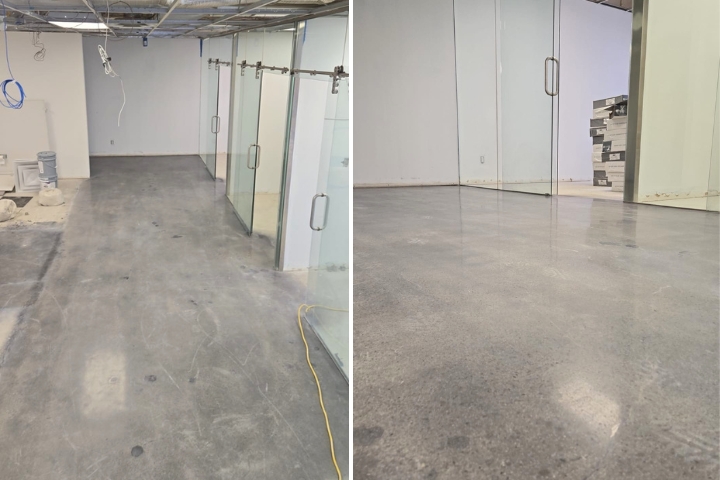 semi gloss concrete floor office semi gloss concrete floor office