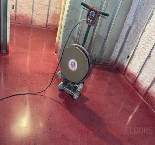 basement polished concrete floors for toronto homeowner