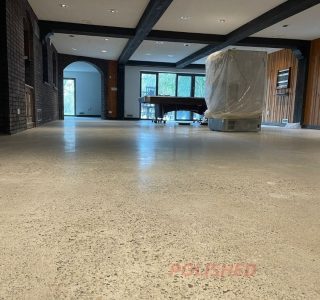mansion concrete polishing richmond hill