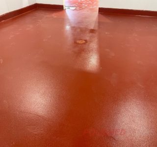 red concrete floors in scarborough