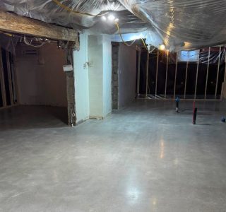 semi gloss concrete polishing